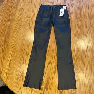 WILSONS genuine leather pants, black NWT